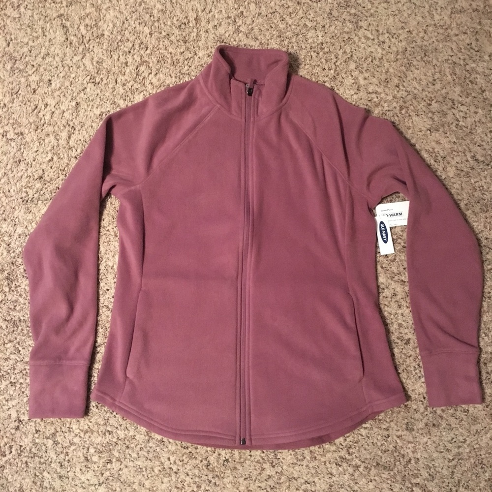 Women’s Old Navy zip up fleece- Large NEW